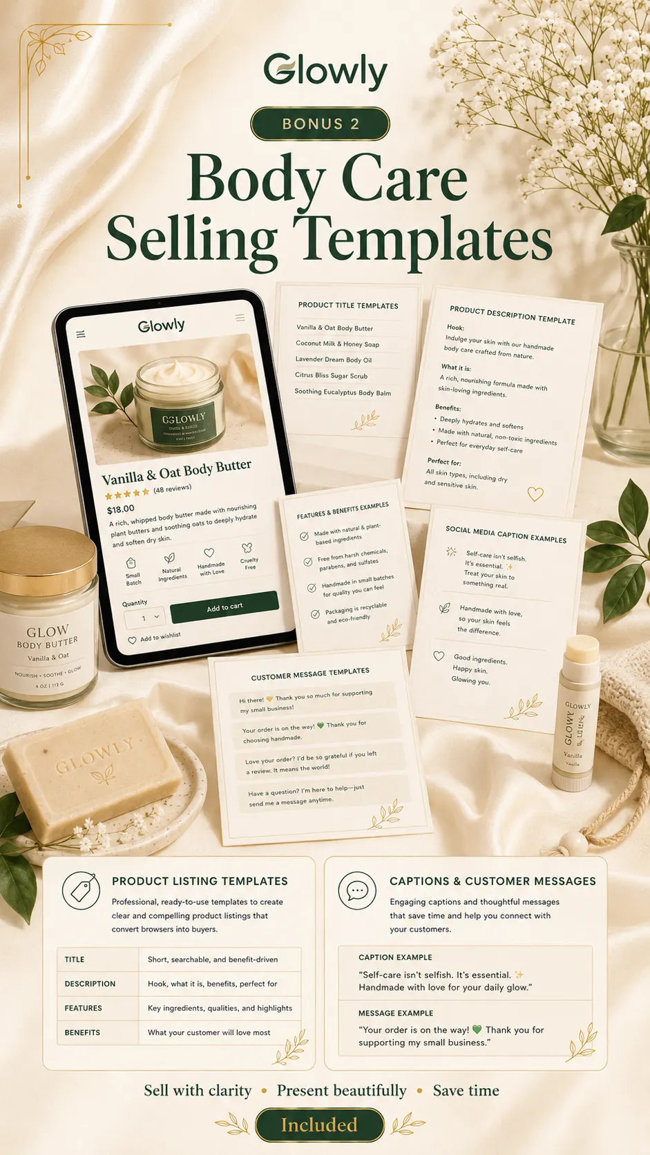 Body Care Selling Templates