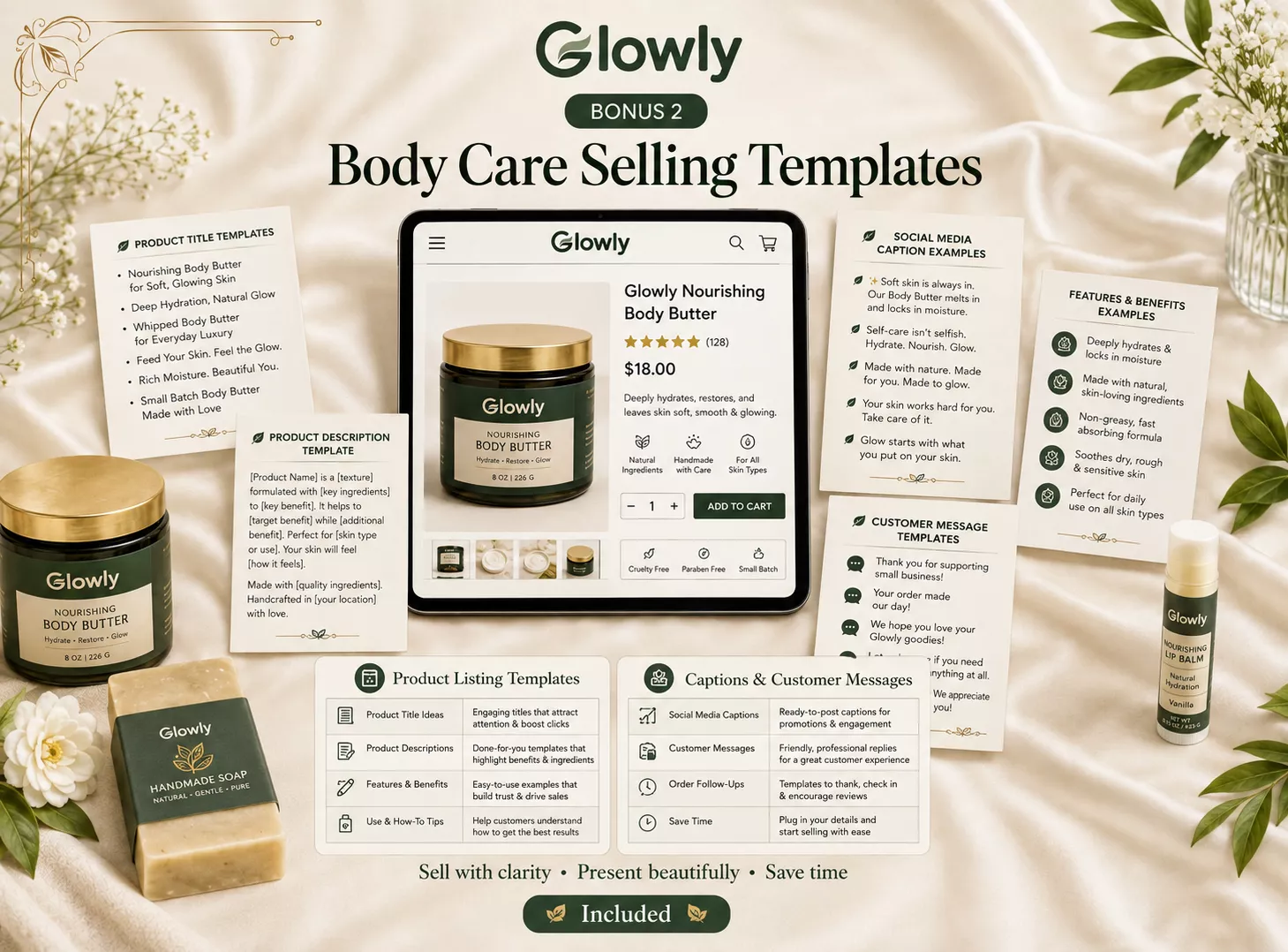 Body Care Selling Templates