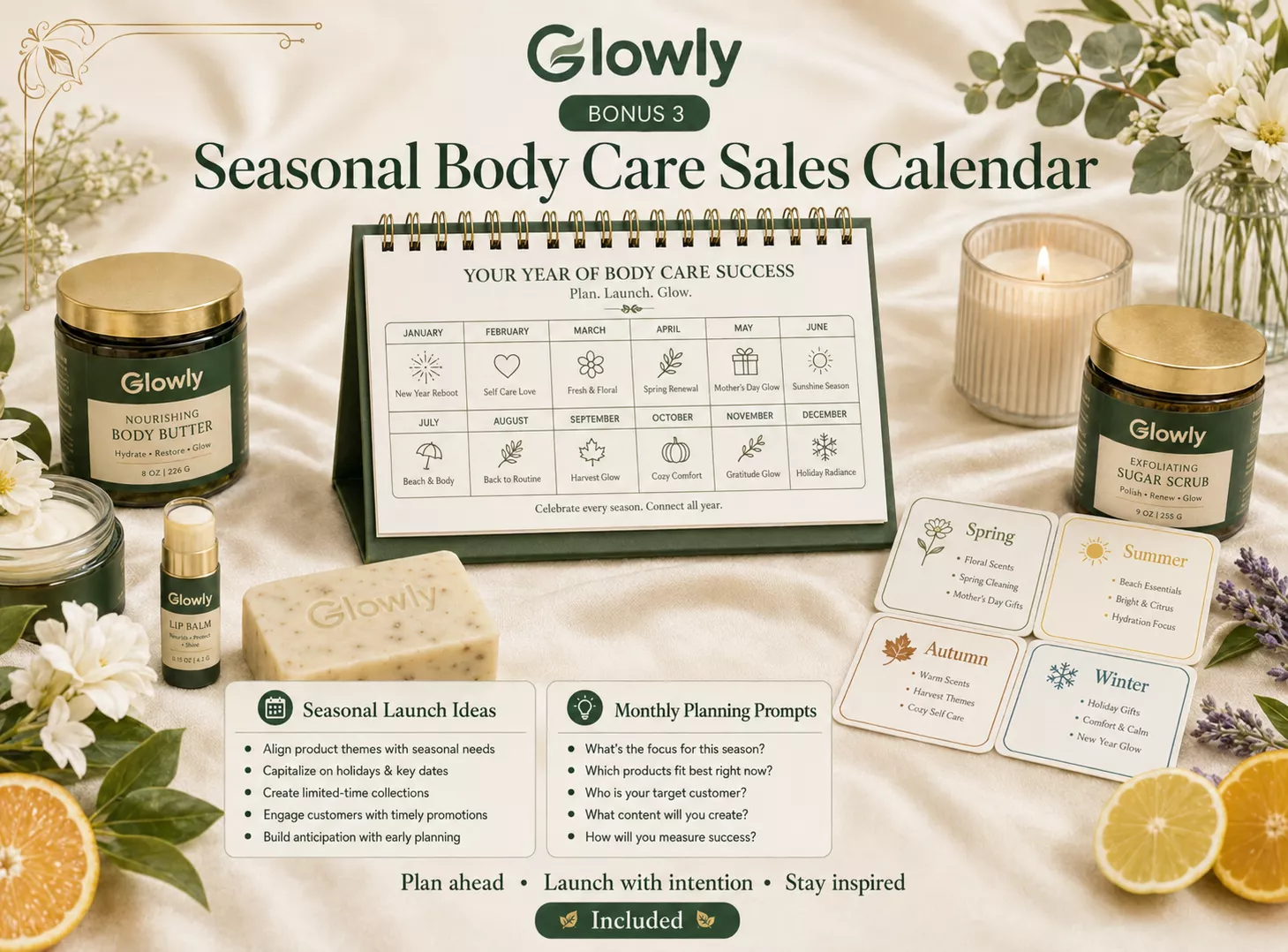 Seasonal Body Care Sales Calendar