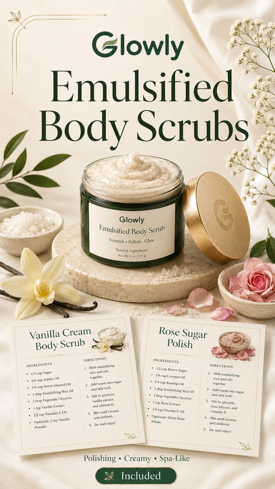 Emulsified Body Scrubs