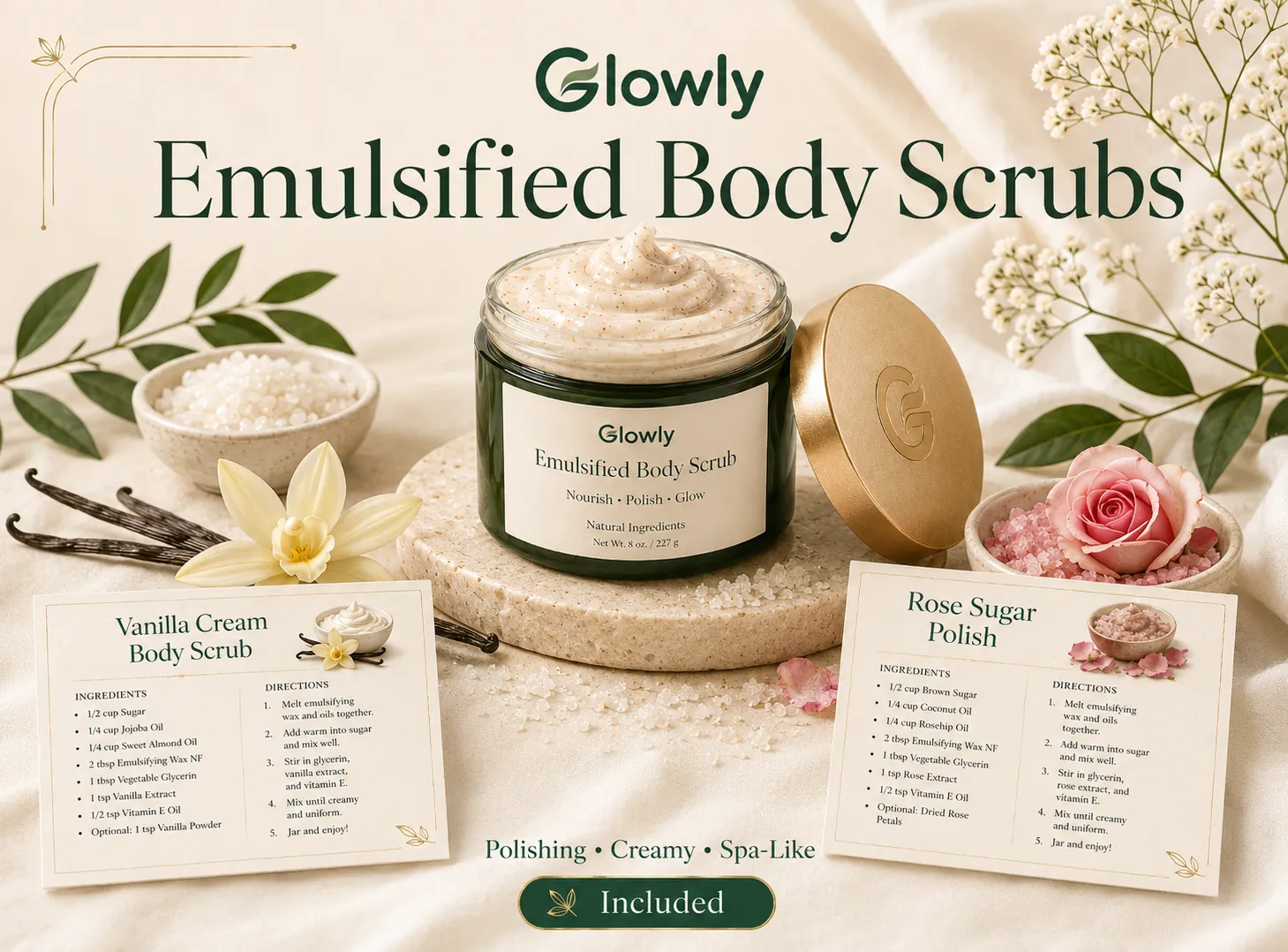 Emulsified Body Scrubs