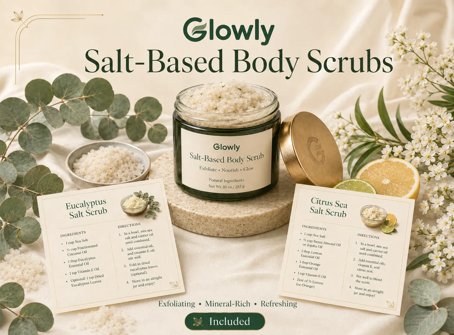 Salt-Based Body Scrubs