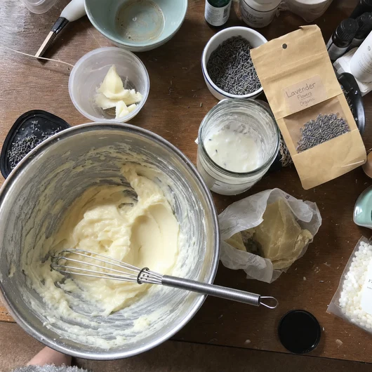 Jennifer's body butter batch in progress