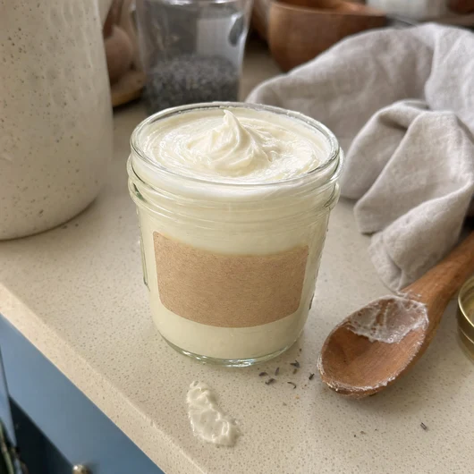 Joy's first whipped body butter